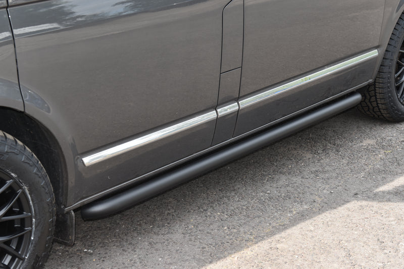 VW Transporter black side bars