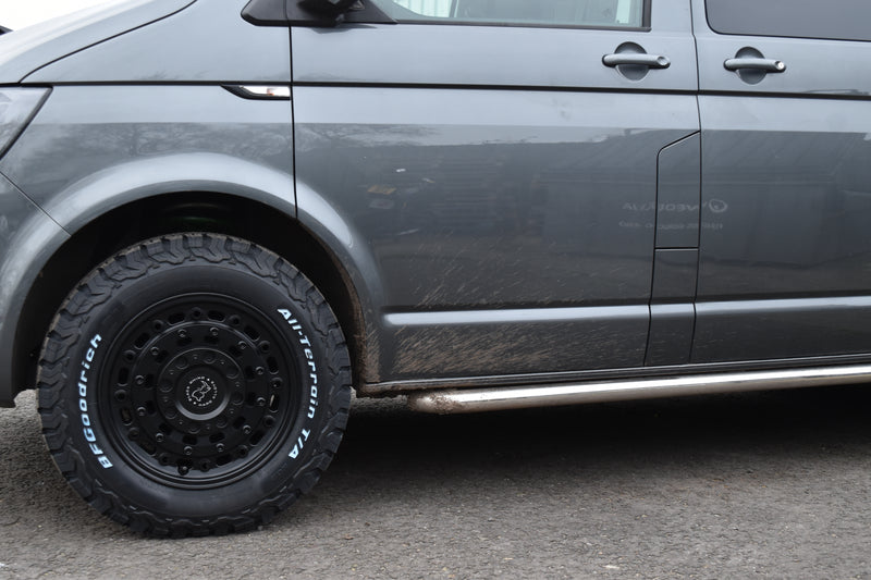 VW Transporter with Black Rhino wheels fitted