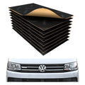 Dynamat sheets shown with VW Transporter
